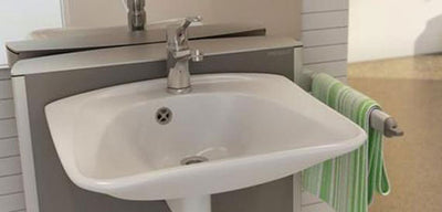 Choosing a wash basin for an adapted bathroom